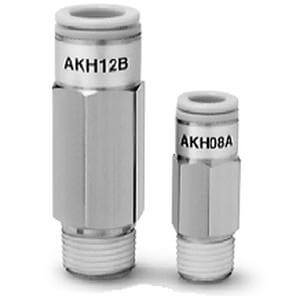 SMC AKH Check Valve (One-touch Fitting, Male Connector Type)
